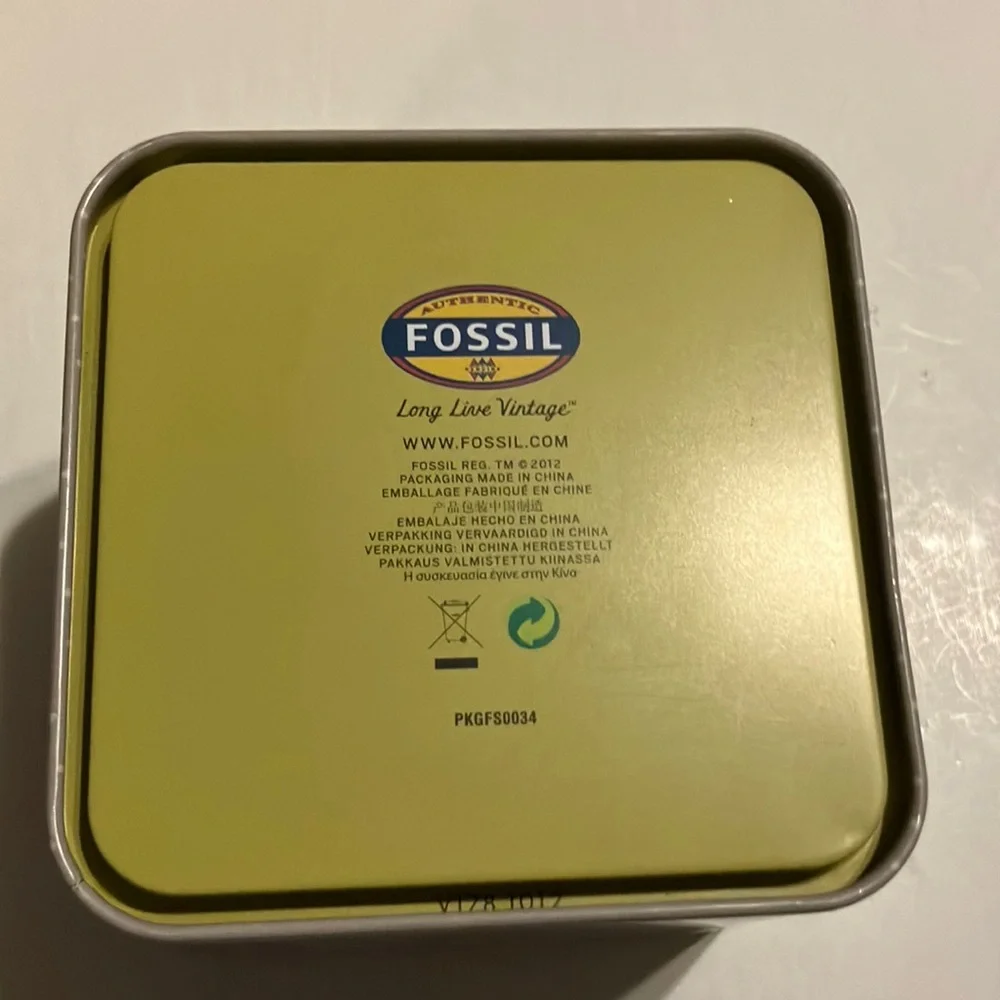 Fossil Multicolor Heart‎ Tin Box